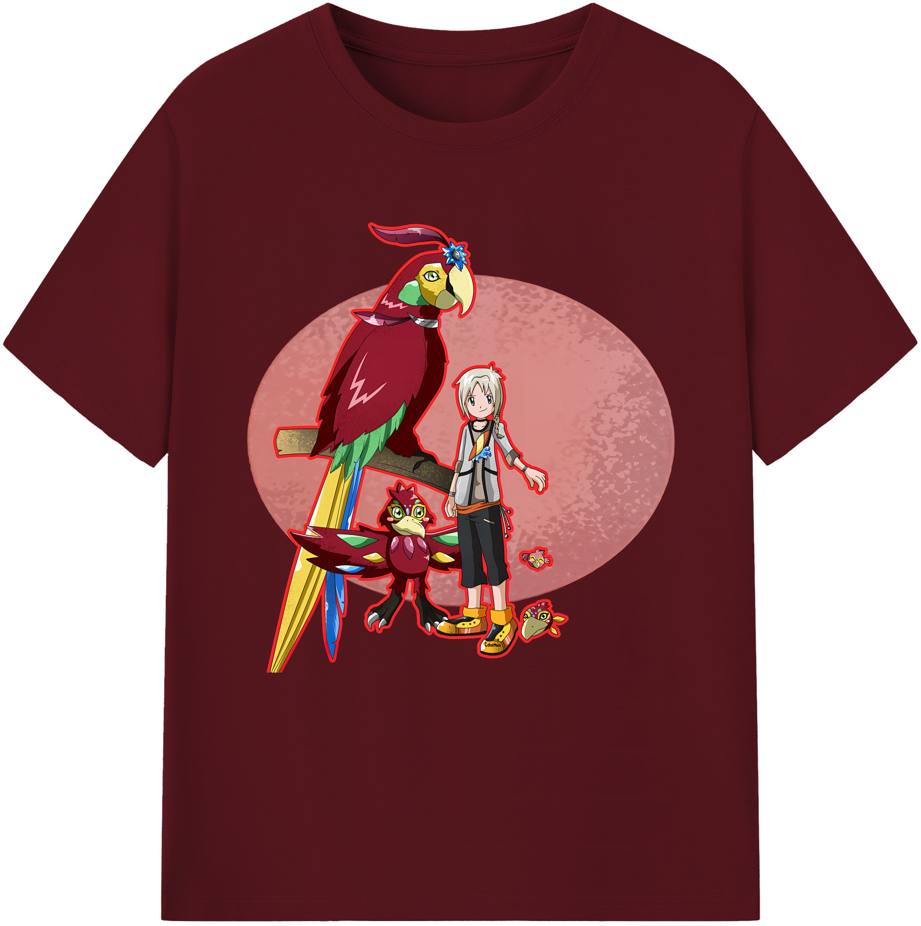 （画像用） Digimon デジタルモンスター/デジモン 綿100％半袖Tシャツ（フロントプリント）